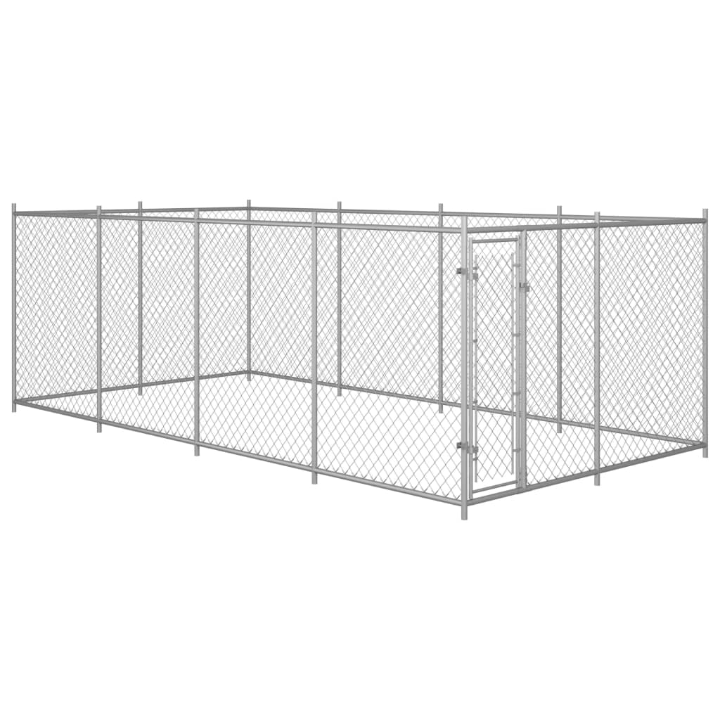 Hondenkennel voor buiten 8x4x2m