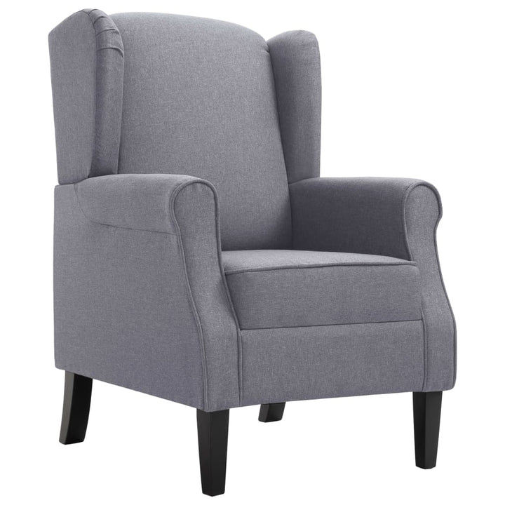 Fauteuil stof donkergrijs