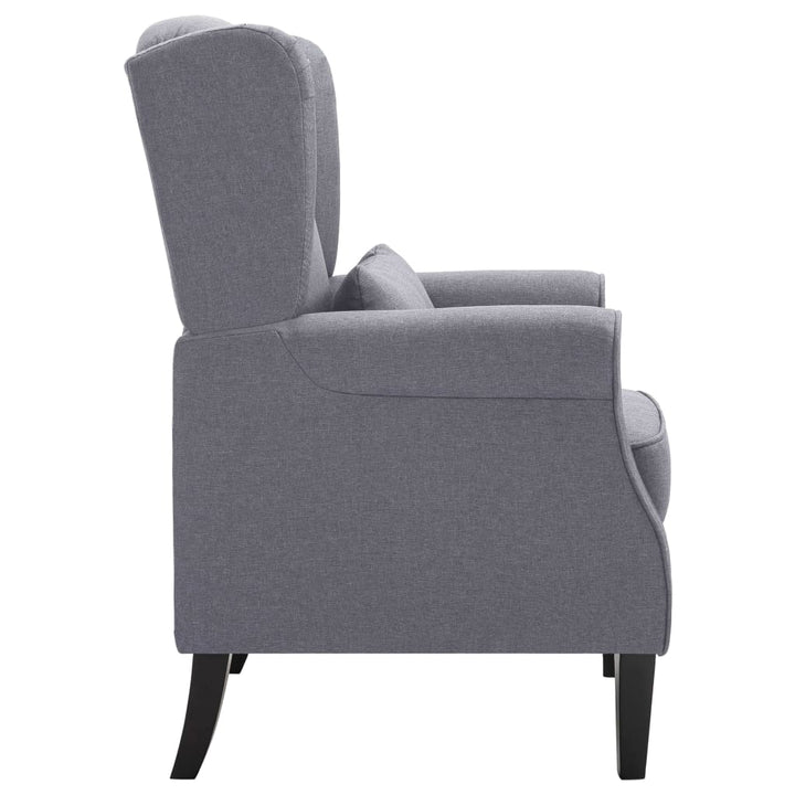 Fauteuil stof donkergrijs