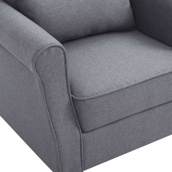 Fauteuil stof donkergrijs