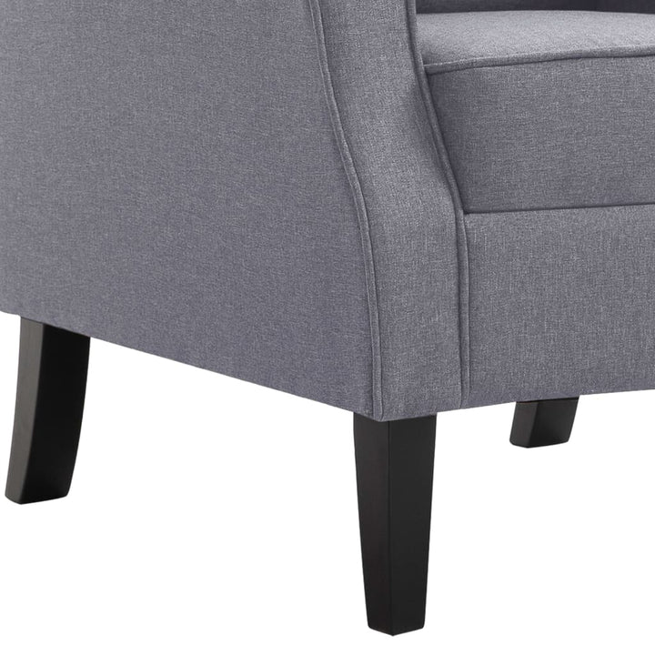 Fauteuil stof donkergrijs