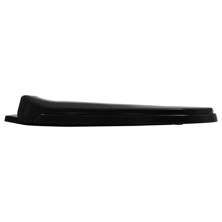 Toiletbril soft-close met quick-release ontwerp zwart