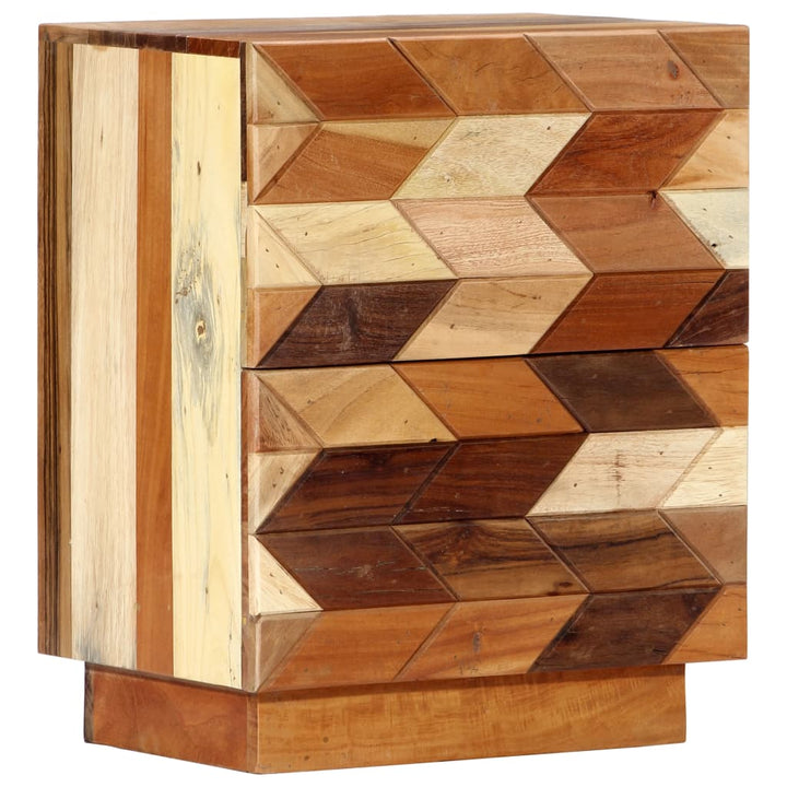 Nachtkastje 40x30x50 cm massief gerecycled hout