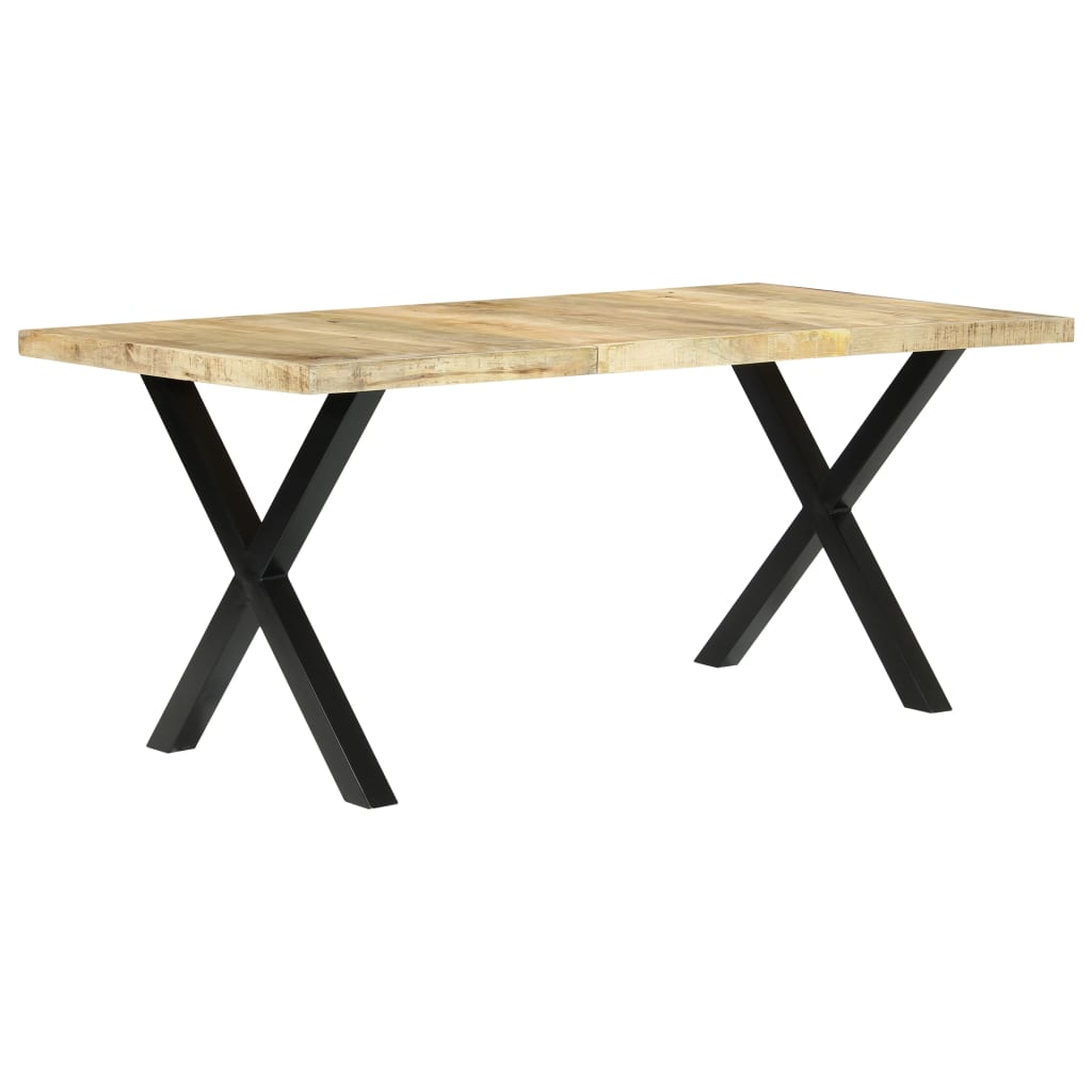 Eettafel 180x90x76 cm massief mangohout