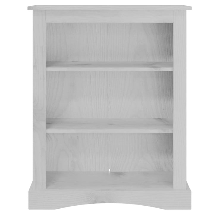 Boekenkast 3 planken 81x29x100 cm grenenhout Corona-stijl grijs