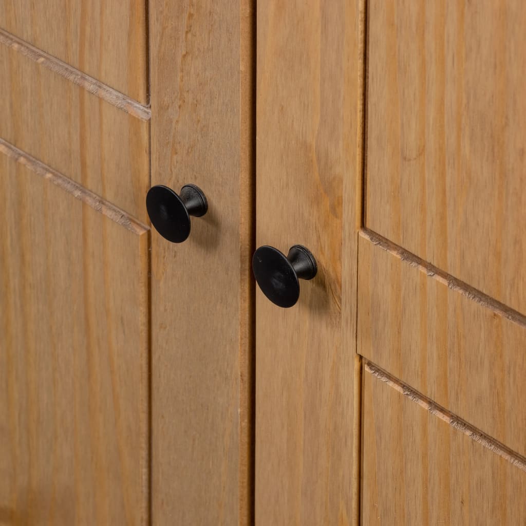 Kledingkast 3 deuren Panama Range 118x50x171,5 cm grenenhout