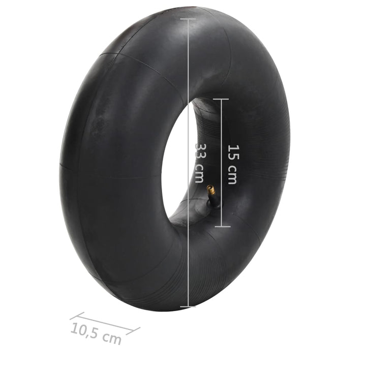 4-delige Kruiwagenband- en binnenbandset 15x6.00-6 4PR rubber