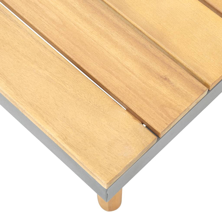 Tuintafel 60x60x31,5 cm massief acaciahout