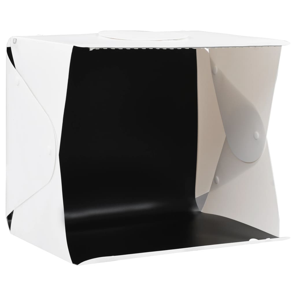 Foto-opnamebox met LED inklapbaar 40x34x37 cm kunststof wit
