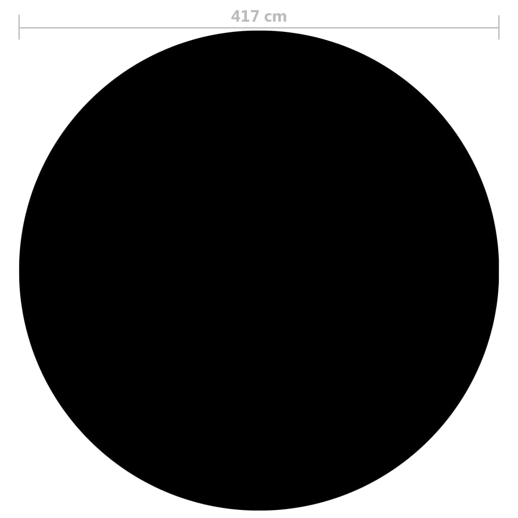Zwembadhoes 417 cm PE zwart