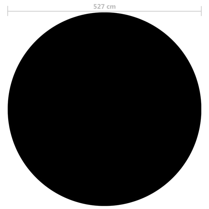 Zwembadhoes 527 cm PE zwart