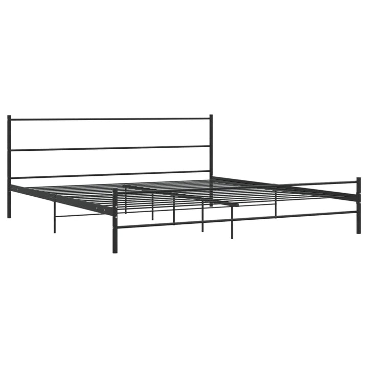 Bedframe metaal zwart 180x200 cm