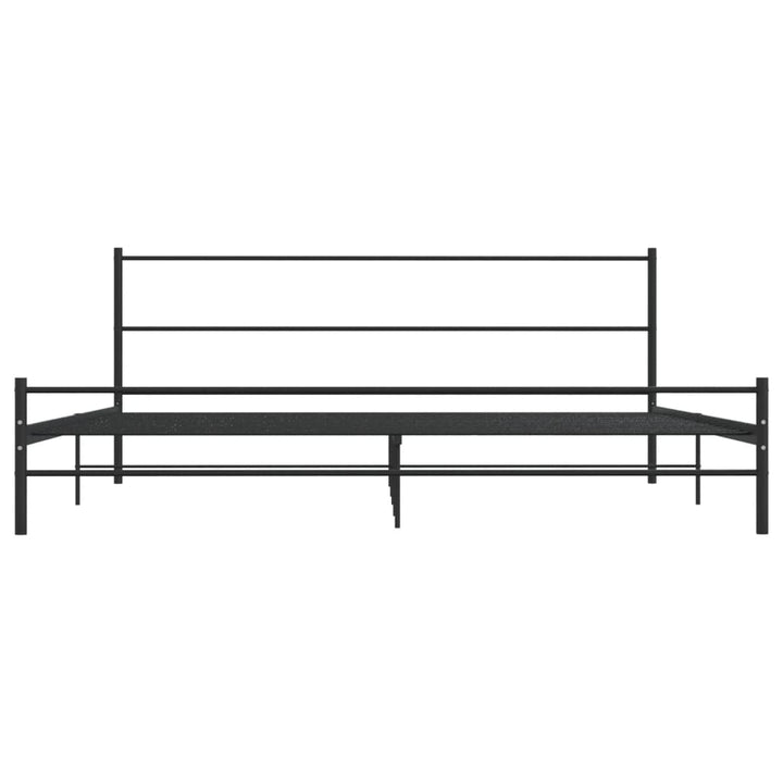 Bedframe metaal zwart 180x200 cm