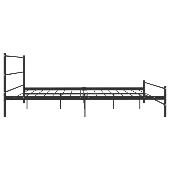 Bedframe metaal zwart 180x200 cm