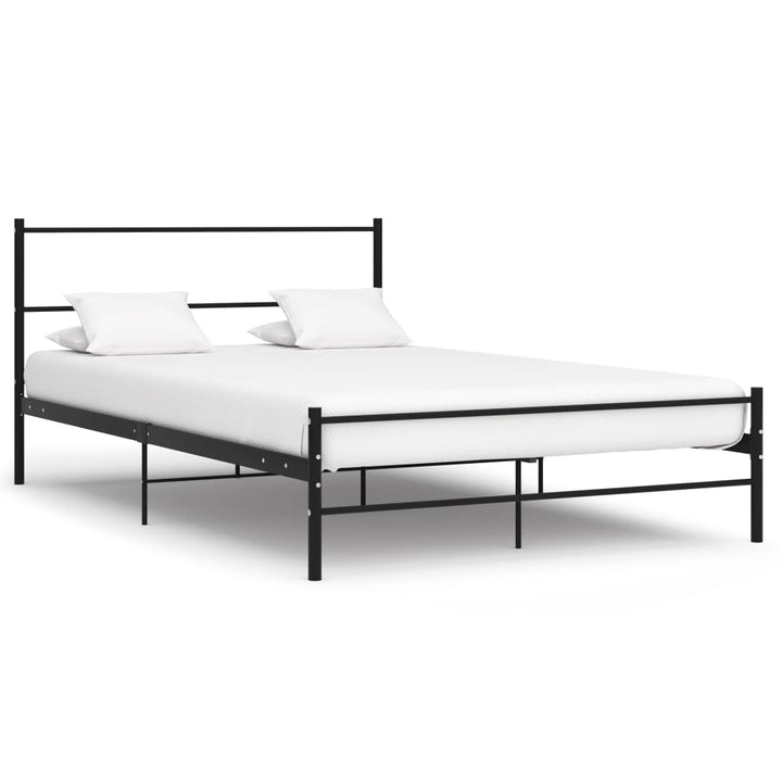 Bedframe metaal zwart 120x200 cm