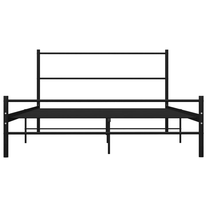 Bedframe metaal zwart 120x200 cm