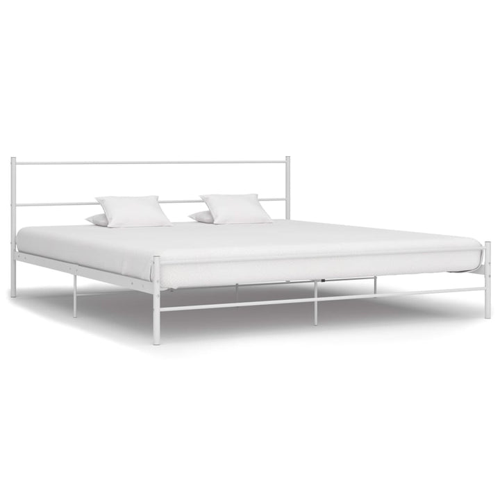 Bedframe metaal wit 160x200 cm