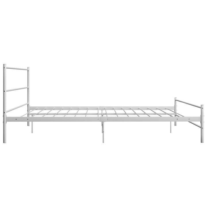 Bedframe metaal wit 160x200 cm