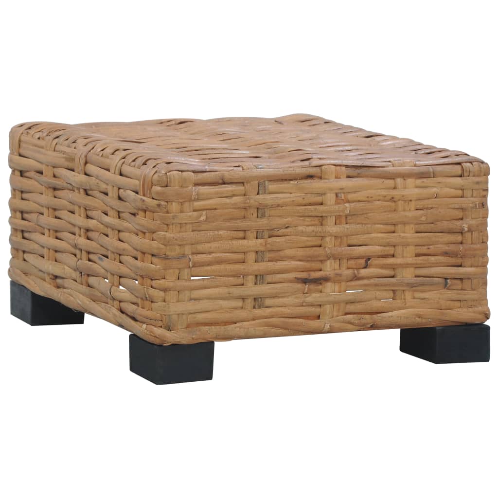 Salontafel 47x47x28 cm natuurlijk rattan