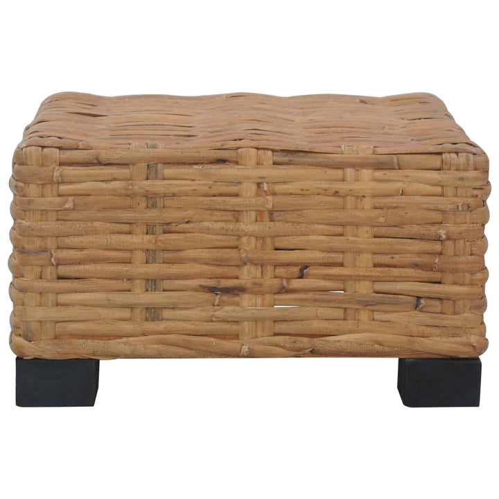 Salontafel 47x47x28 cm natuurlijk rattan