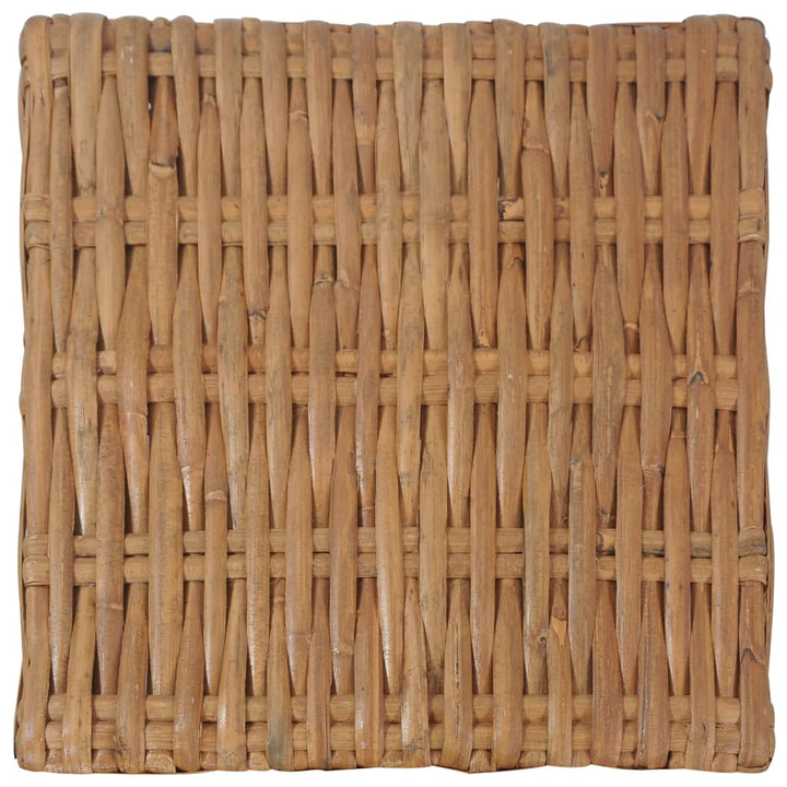 Salontafel 47x47x28 cm natuurlijk rattan