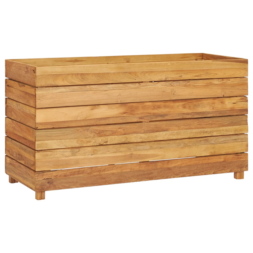 Plantenbak verhoogd 100x40x55 cm massief teakhout