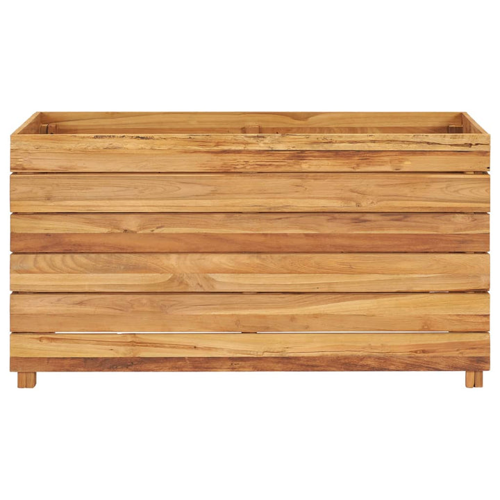 Plantenbak verhoogd 100x40x55 cm massief teakhout