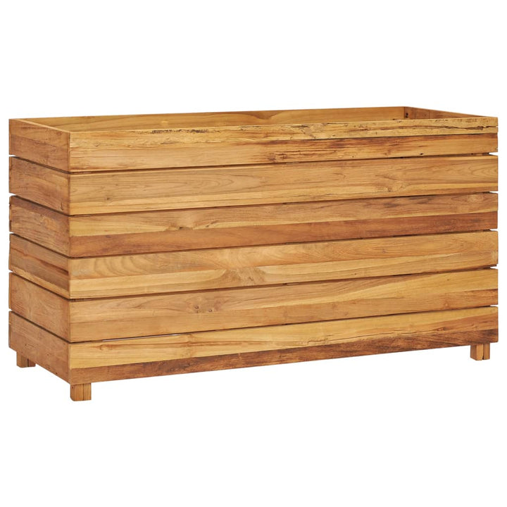 Plantenbak verhoogd 100x40x55 cm massief teakhout