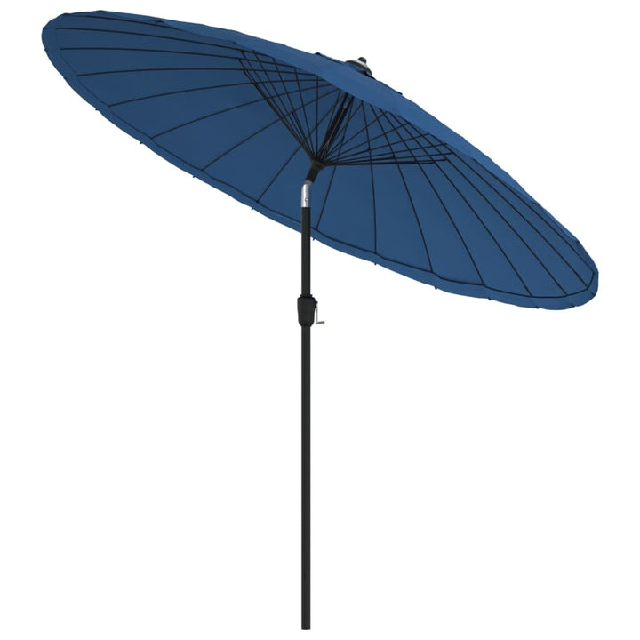 Parasol met aluminium paal 270 cm azuurblauw