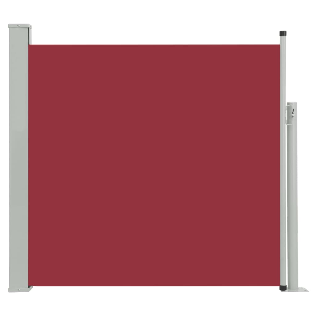 Tuinscherm uittrekbaar 170x300 cm rood