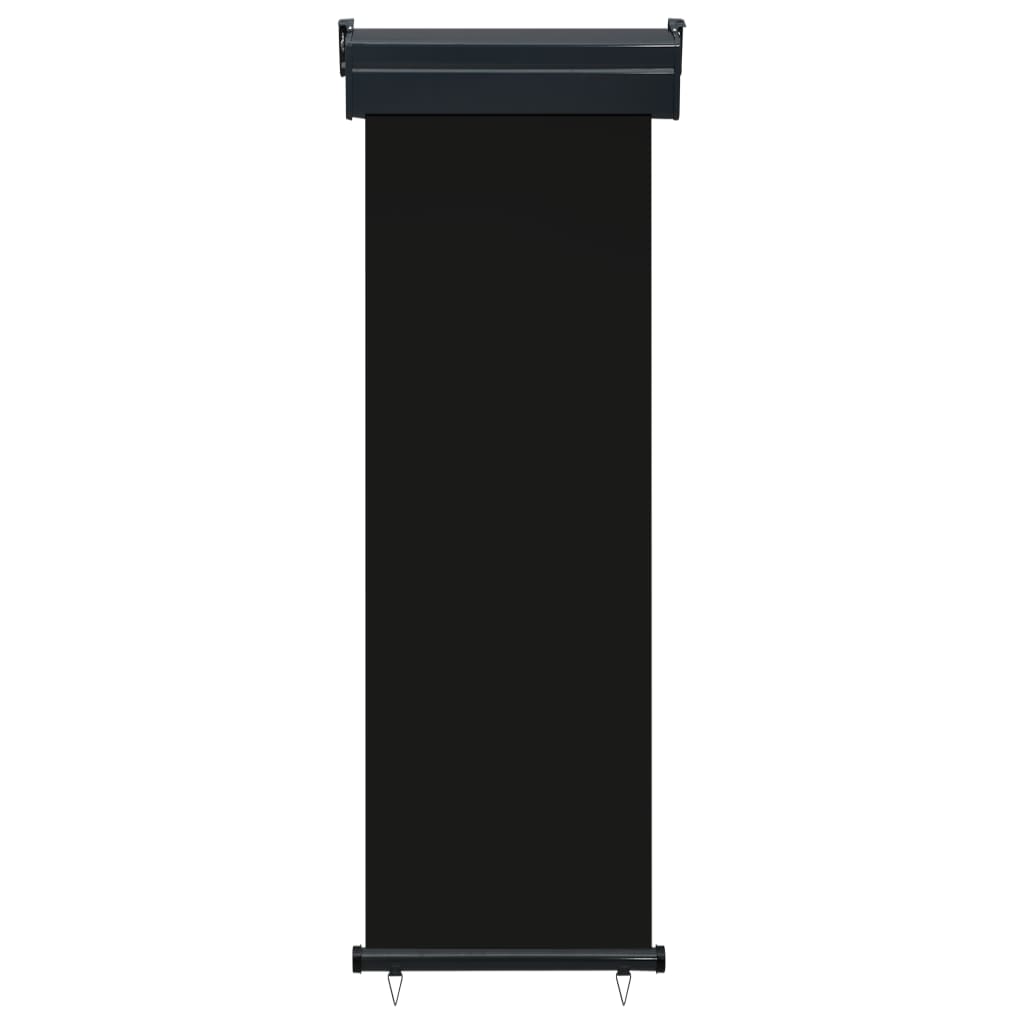 Balkonscherm 65x250 cm zwart