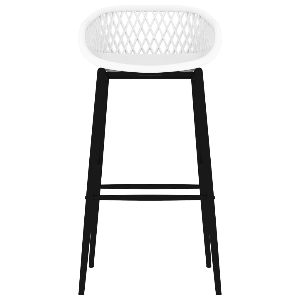 vidaXL Barstoelen 2 st wit