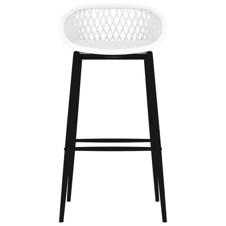 vidaXL Barstoelen 2 st wit