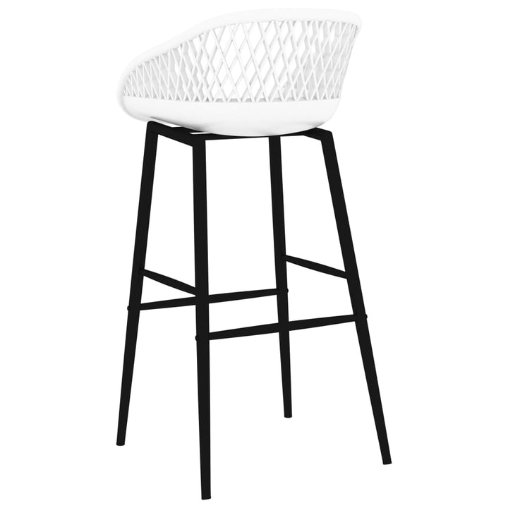 vidaXL Barstoelen 2 st wit