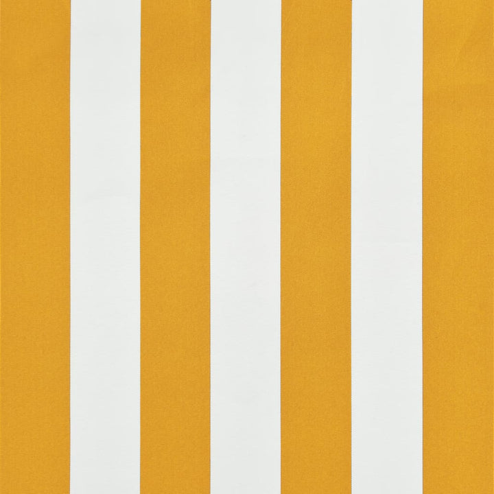 Luifel uittrekbaar 100x150 cm geel en wit