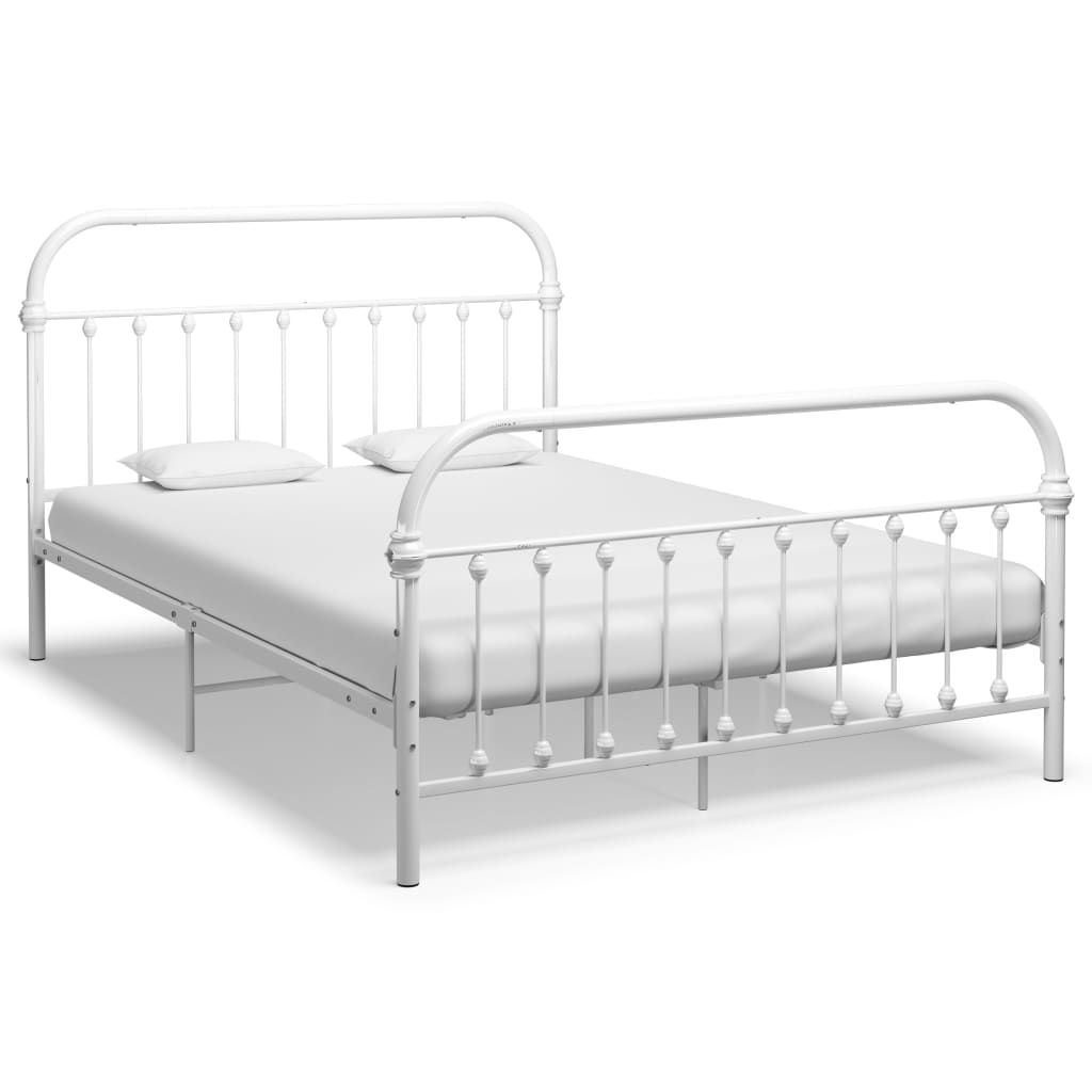 Bedframe metaal wit 120x200 cm