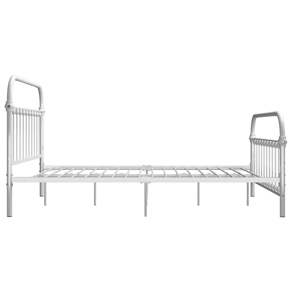 Bedframe metaal wit 120x200 cm