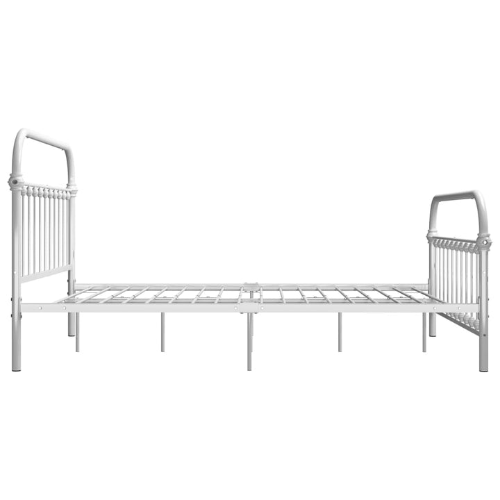 Bedframe metaal wit 140x200 cm