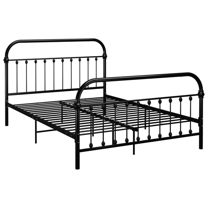 Bedframe metaal zwart 120x200 cm