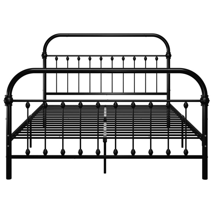 Bedframe metaal zwart 120x200 cm