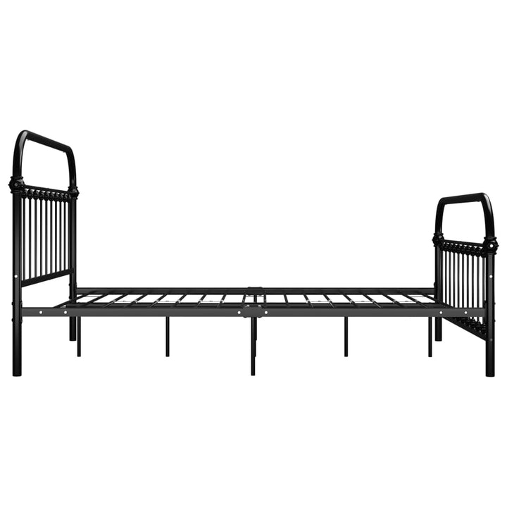 Bedframe metaal zwart 120x200 cm