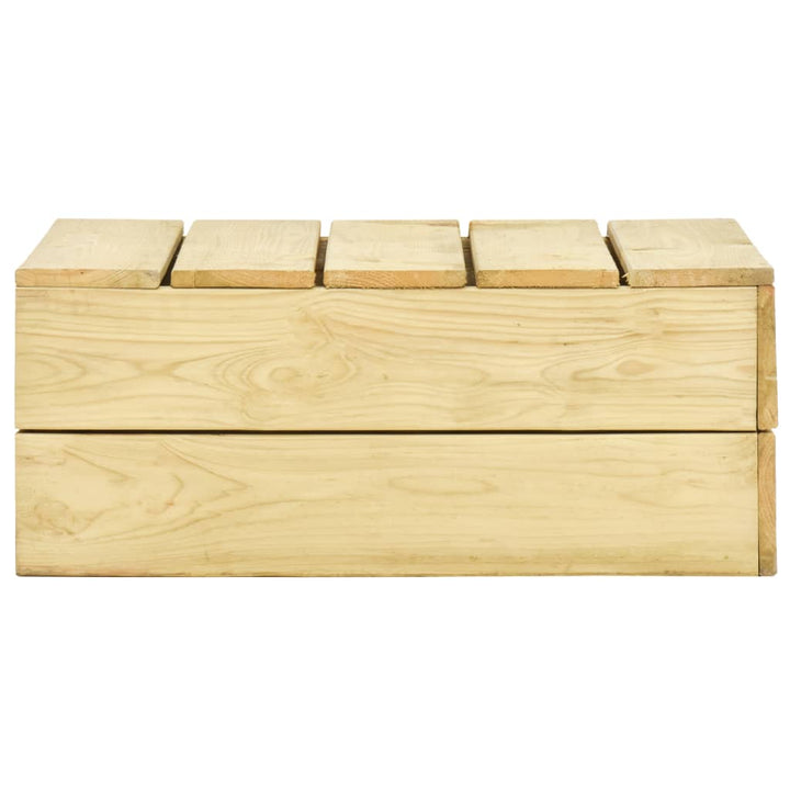 Tuintafel 75x75x31 cm geïmpregneerd grenenhout