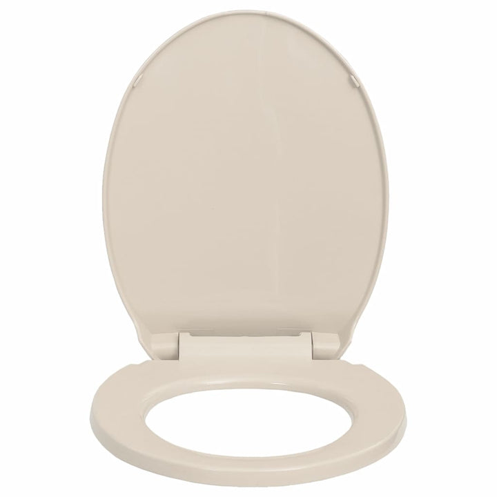 Toiletbril soft-close ovaal abrikooskleurig