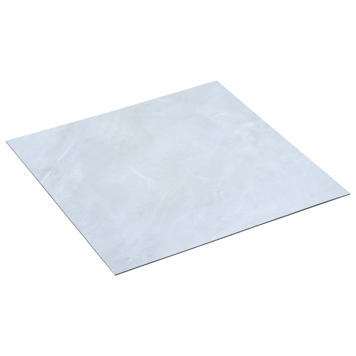 Vloerplanken zelfklevend 5,11 m² PVC wit marmerpatroon
