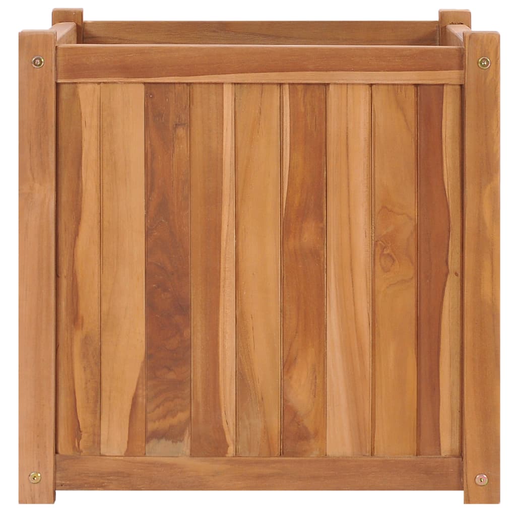 Plantenbak verhoogd 50x50x50 cm massief teakhout