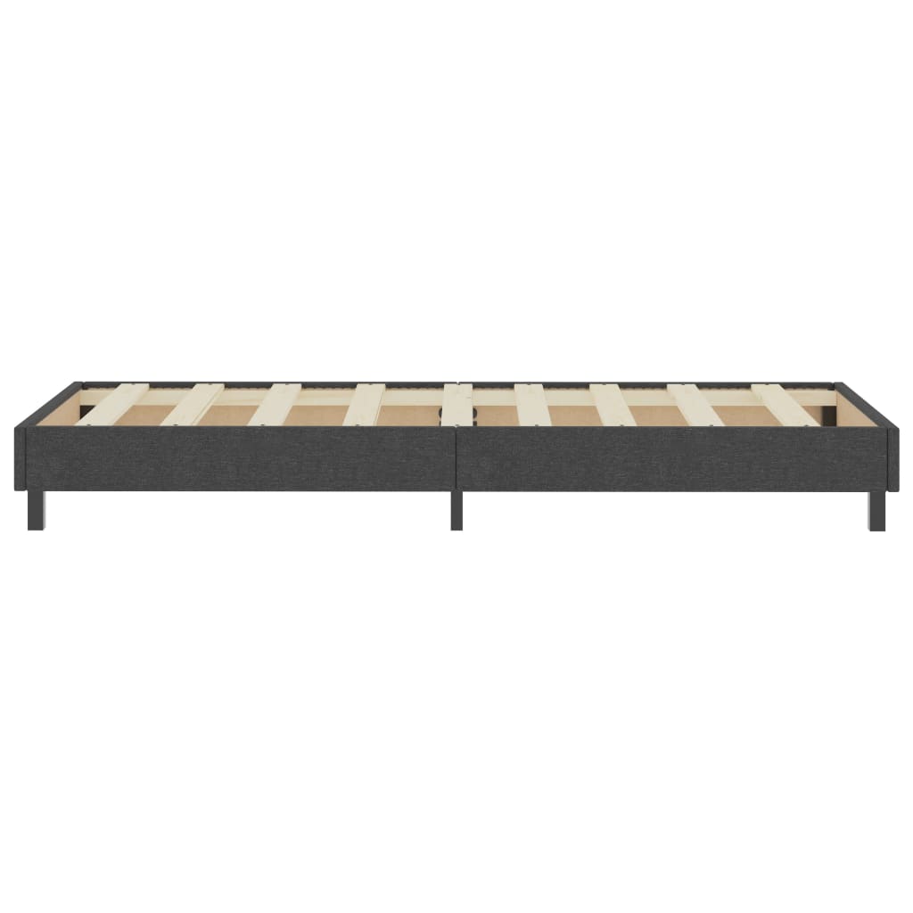 Boxspringframe stof grijs 80x200 cm