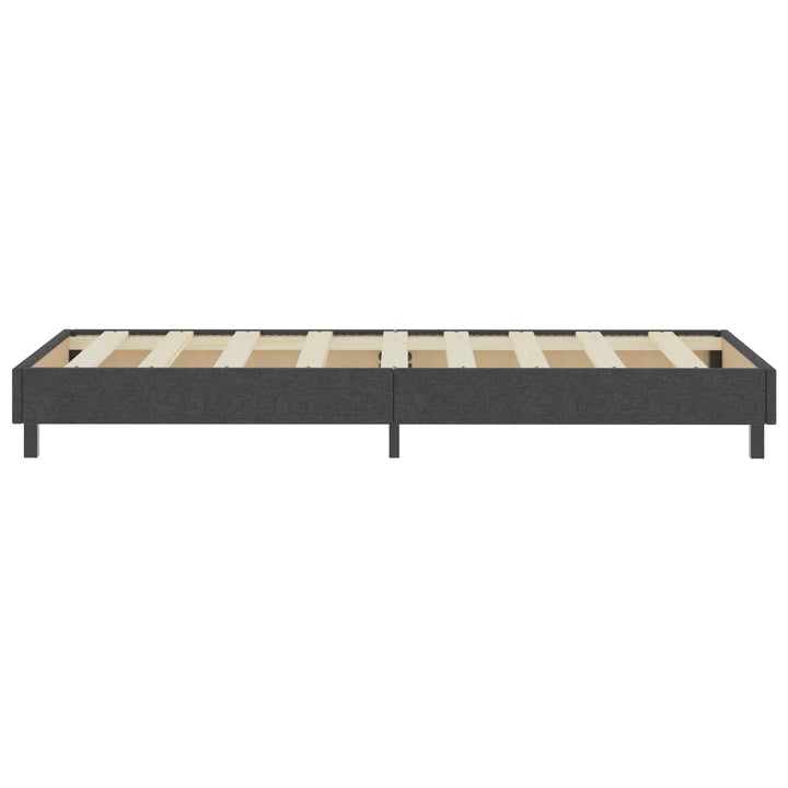 Boxspringframe stof grijs 100x200 cm