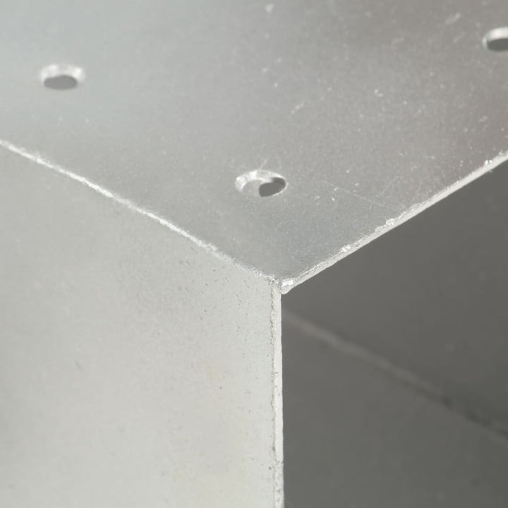 Paalverbindingen 4 st X-vorm 91x91 mm gegalvaniseerd metaal