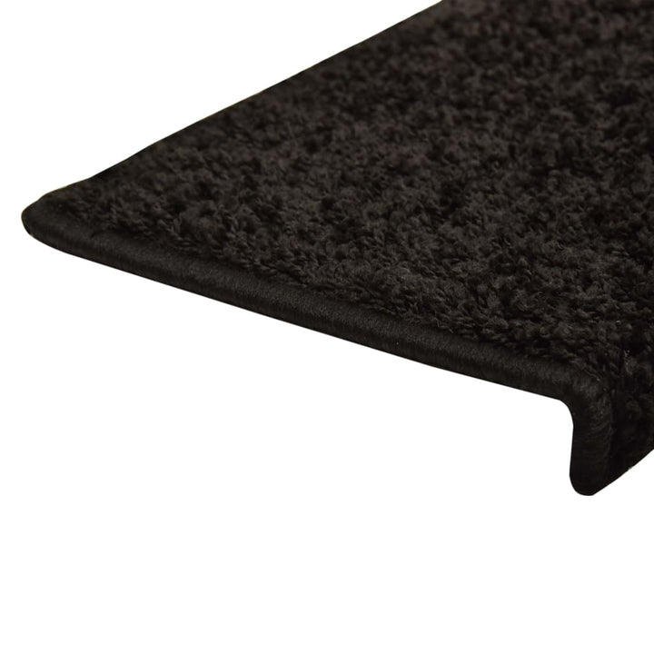 Trapmatten 15 st 65x25 cm zwart