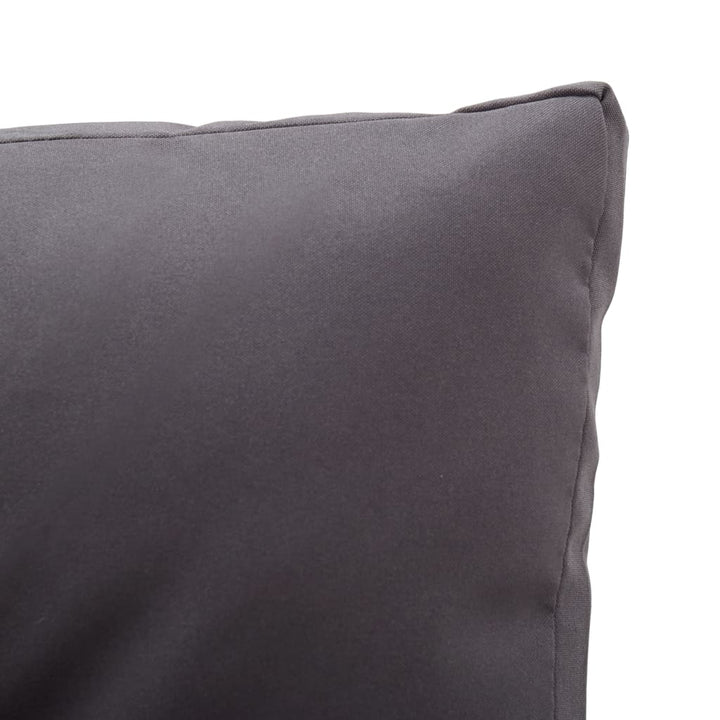 Tuinbank 2-zits met kussens 124 cm poly rattan grijs